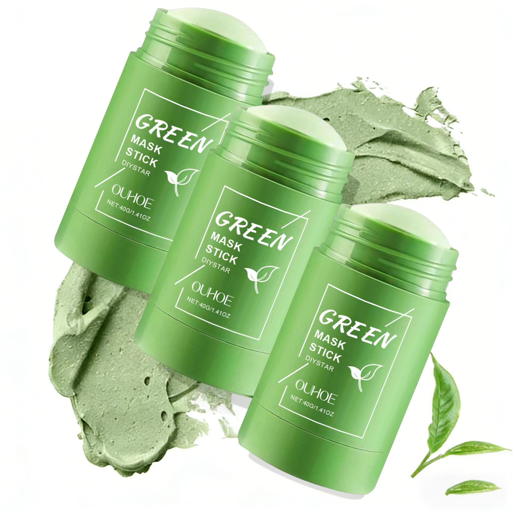 Dust Mask Construction - 1~5PCS Green Tea Clay Stick For