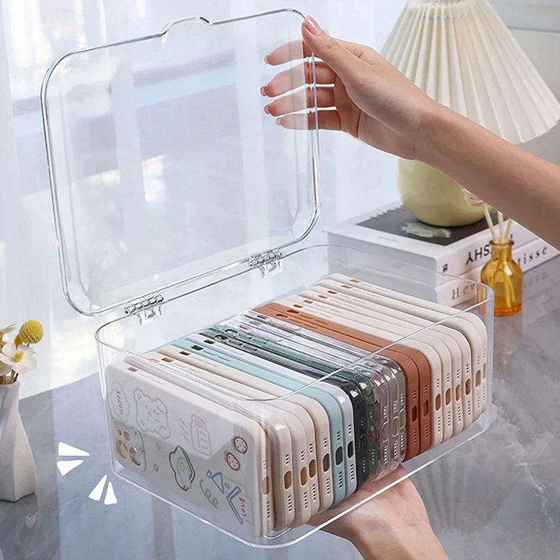 Acrylic Sundries Storage Baske - مراجعة Face Mask Storage Box وسعره