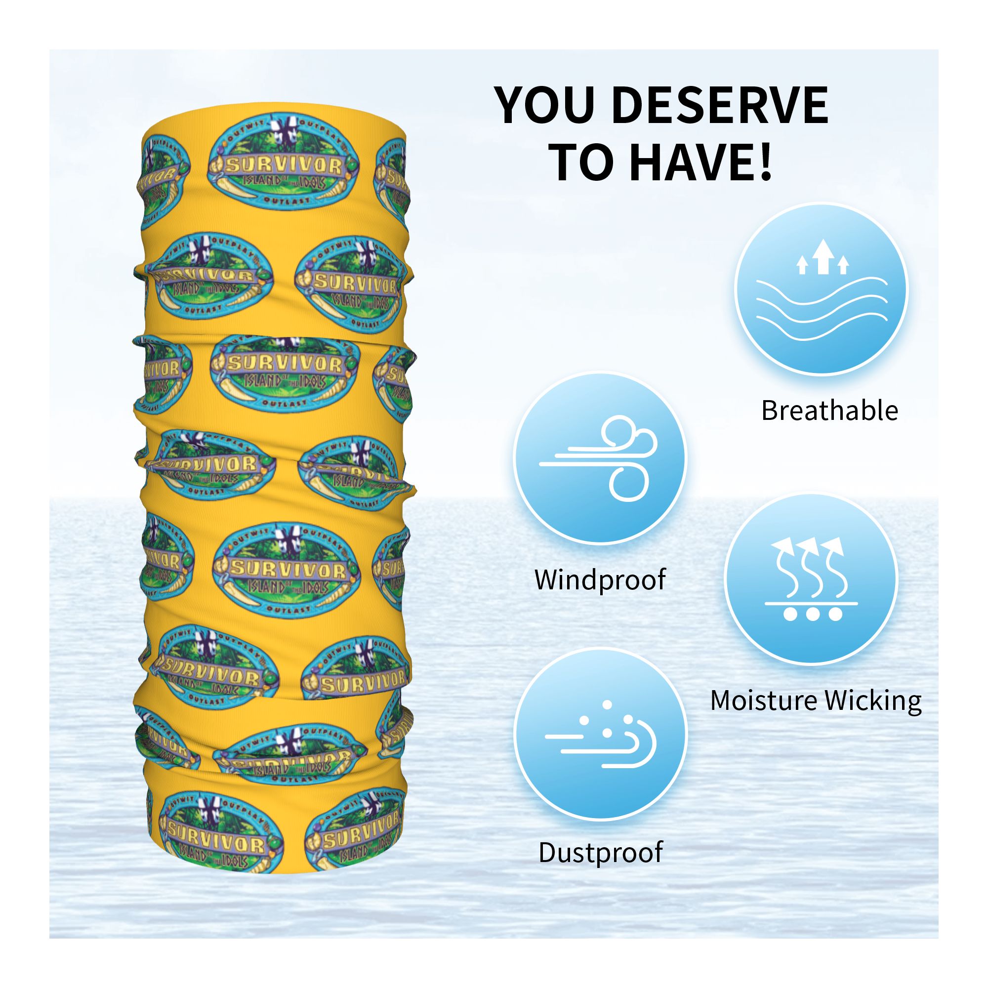 S-Survivors  Bandana Neck Cove - مراجعة Sports Mask Breathable وسعره