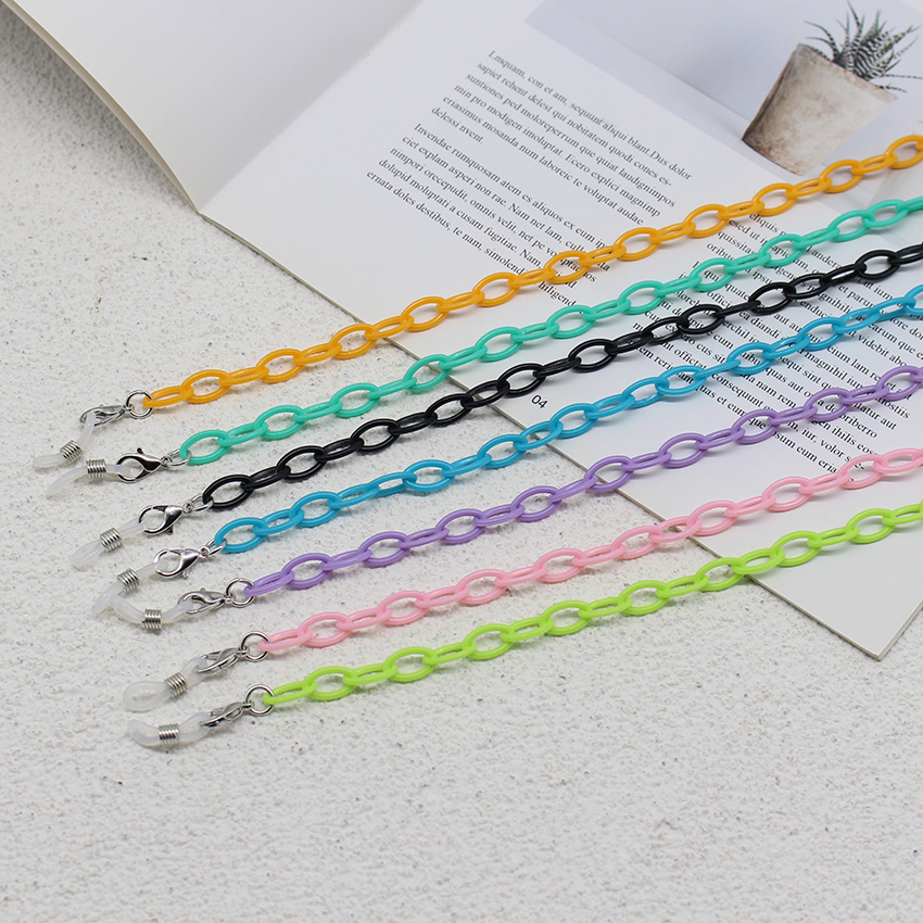 Children Colorful Acrylic Glas - مراجعة Mask Chain Holder وسعره
