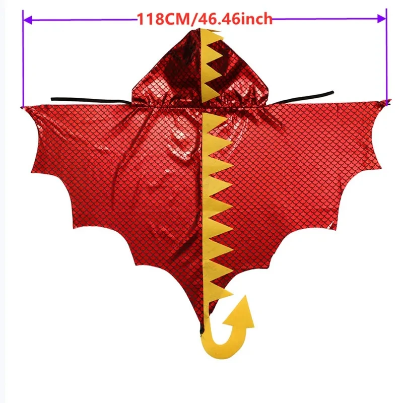 Child Green Dinosaur Cloak wit - مراجعة Kids Face Mask وسعره