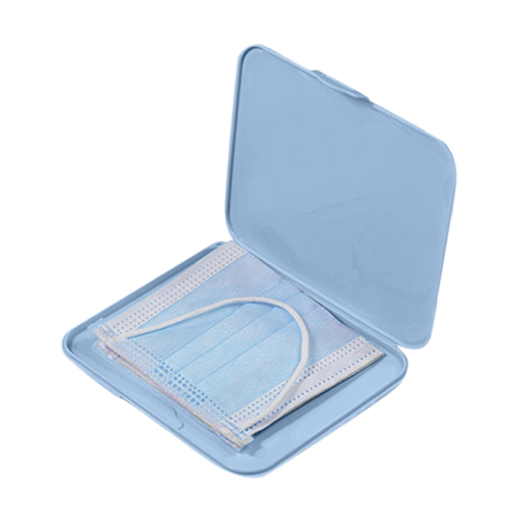 Pink Mask Cover Green Box Mask - مراجعة Face Mask Storage Box وسعره