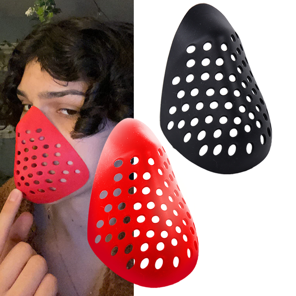 Half Face Bracket Silicone Mas - مراجعة Silicone Mask Bracket وسعره