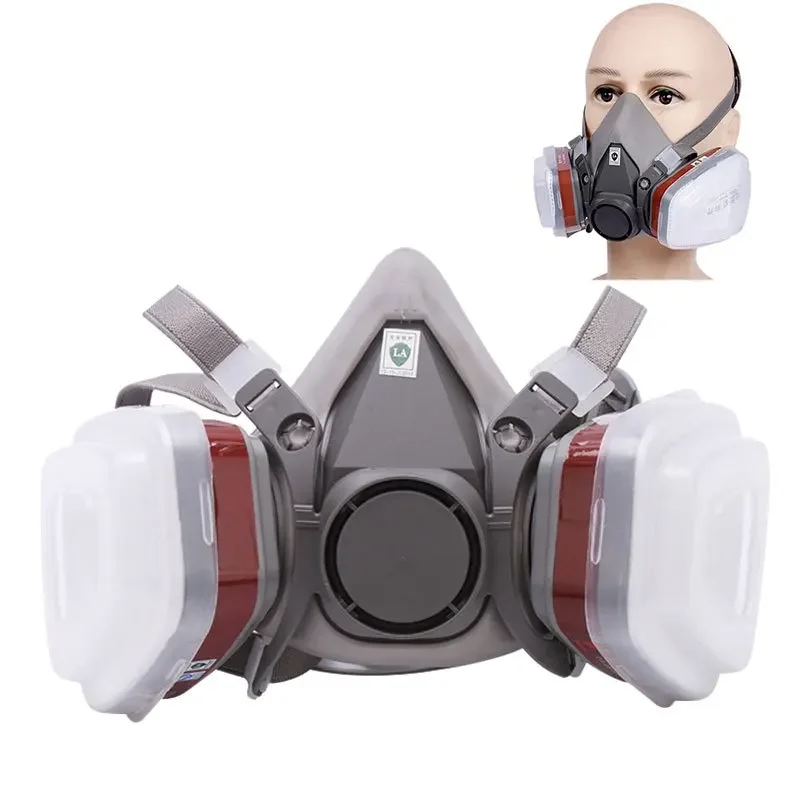 7in1 Gas Proof Half Face Mask  - مراجعة Respirator Half Face وسعره
