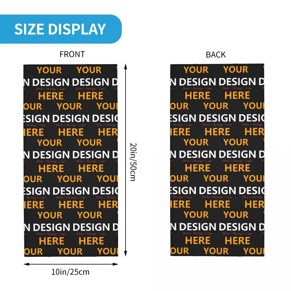 Custom Your Design Here Bandan - مراجعة Neck Gaiter Face Cover وسعره
