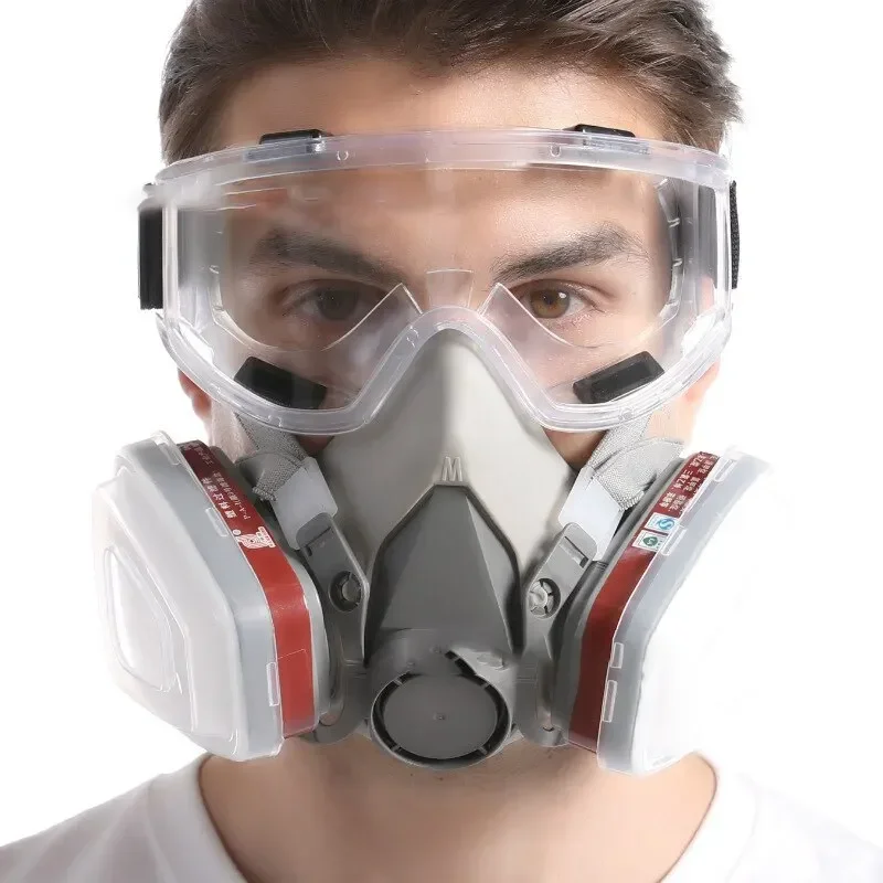 Original 6200 Respirator Reusa - مراجعة Dust Mask Construction وسعره