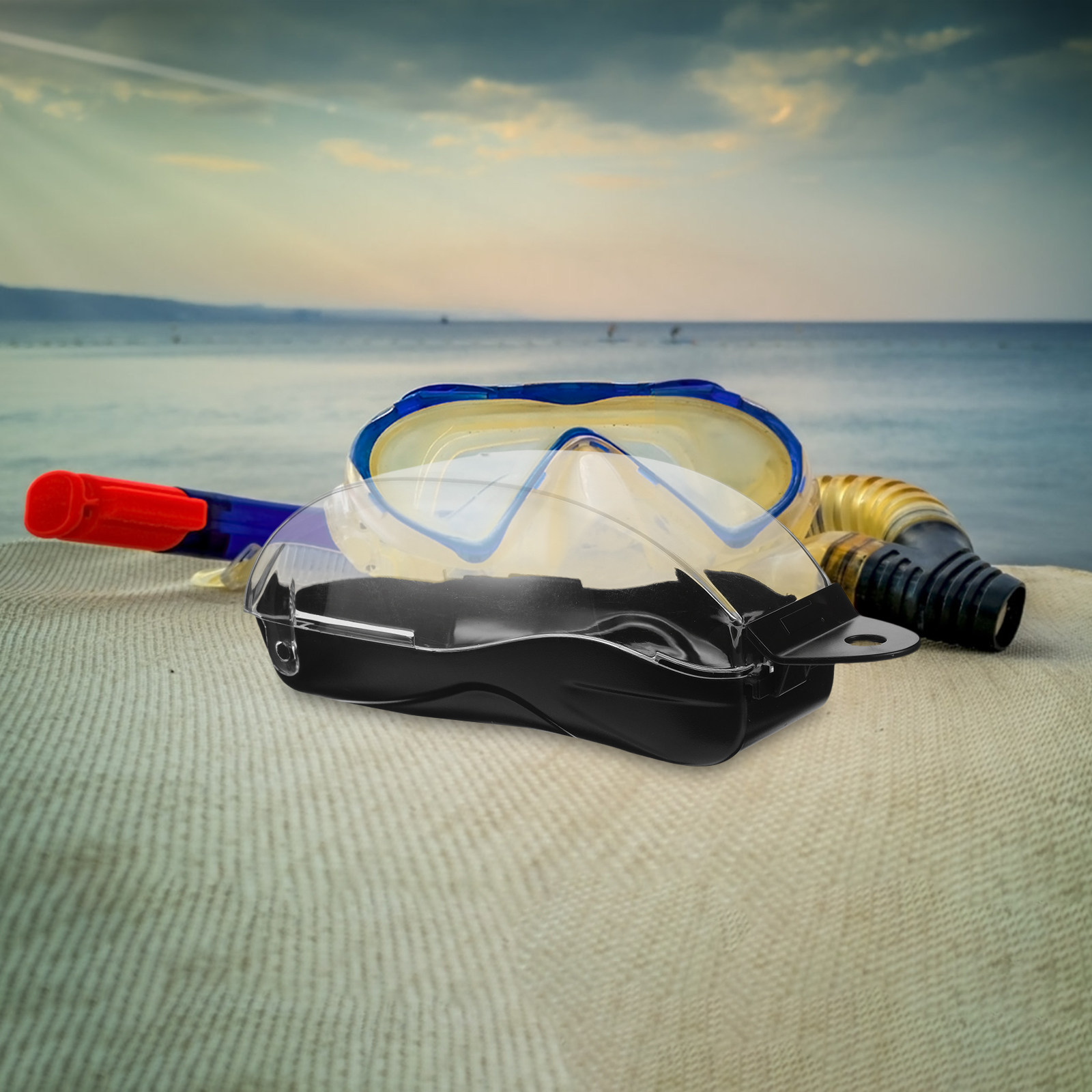 Protective Swim Goggle Case Ha - مراجعة Mask Case Hard Shell وسعره