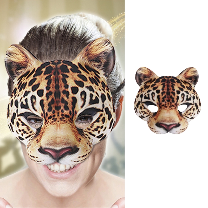 Leopard Mask Party Mask Dress  - مراجعة Respirator Half Face وسعره