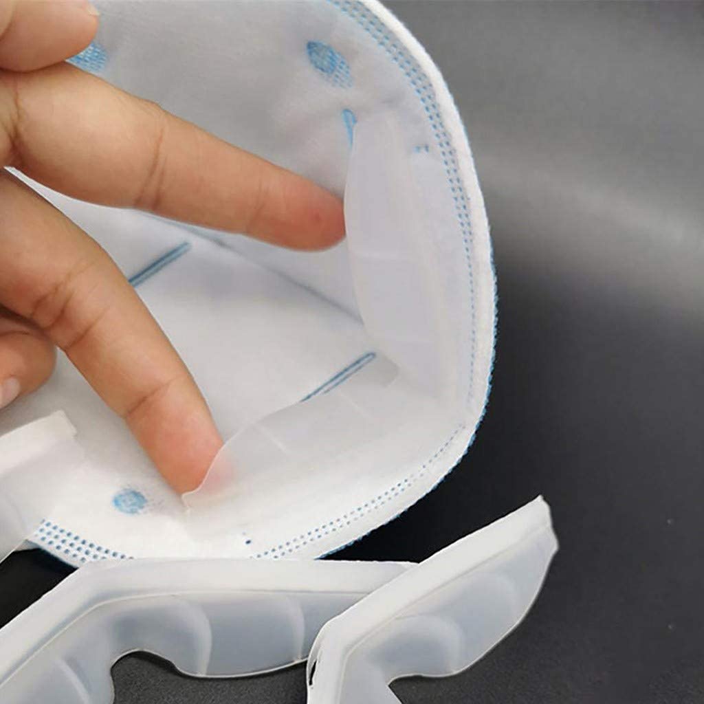 3D Mask Holder Clip, Nose Brid - مراجعة Silicone Mask Bracket وسعره