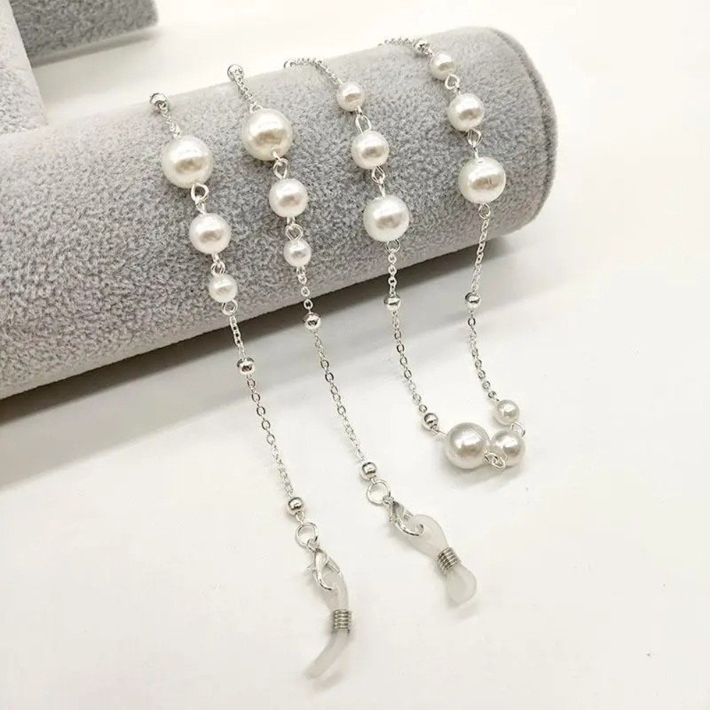 Trendy Pearl Beaded Sunglass C - مراجعة Mask Lanyard Adjustable وسعره