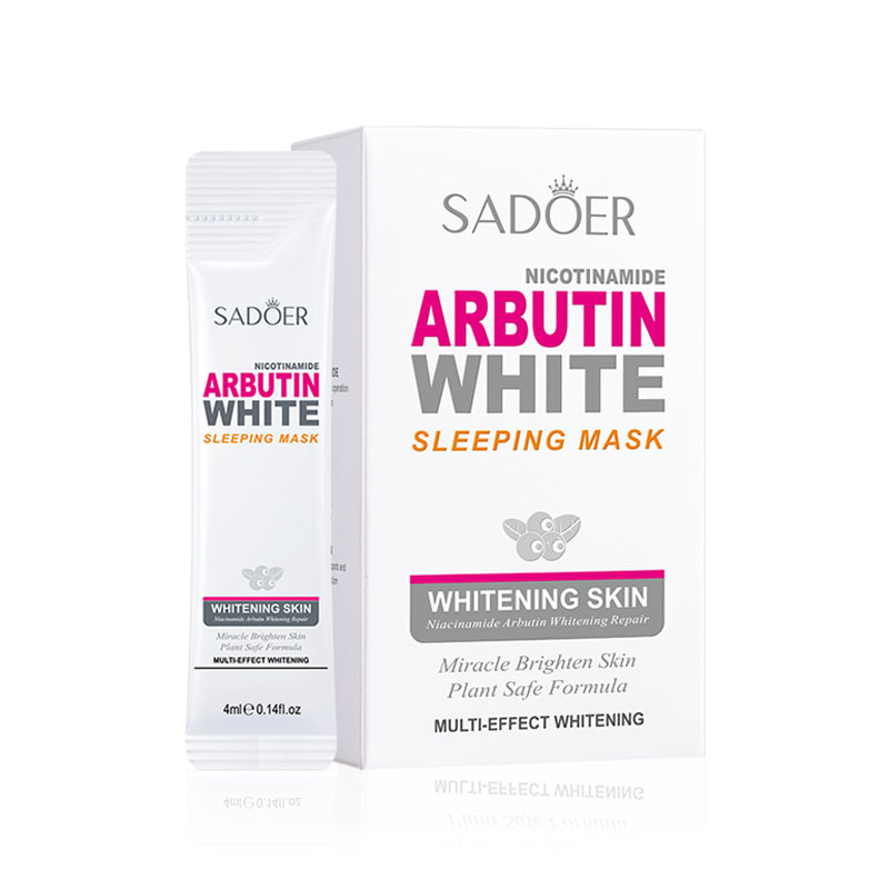 20pcs/box SADOER Arbutin Sleep - مراجعة Face Mask Storage Box وسعره