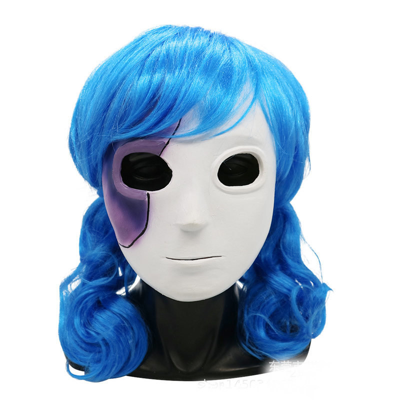 Hot  Anime Game Sally Face Cos - مراجعة Black Face Mask Pack وسعره