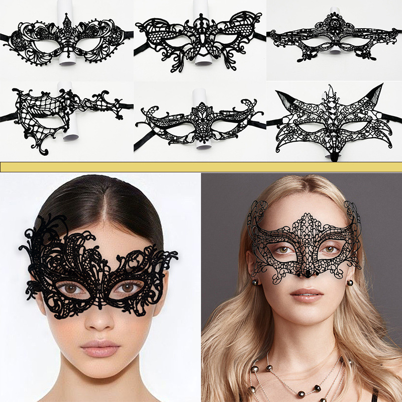 Sexy Women Lace Hollow Masquer - مراجعة Respirator Half Face وسعره