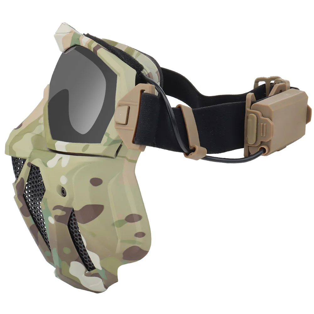 Tactical Airsoft Paintball Fac - مراجعة Anti Pollution Mask وسعره
