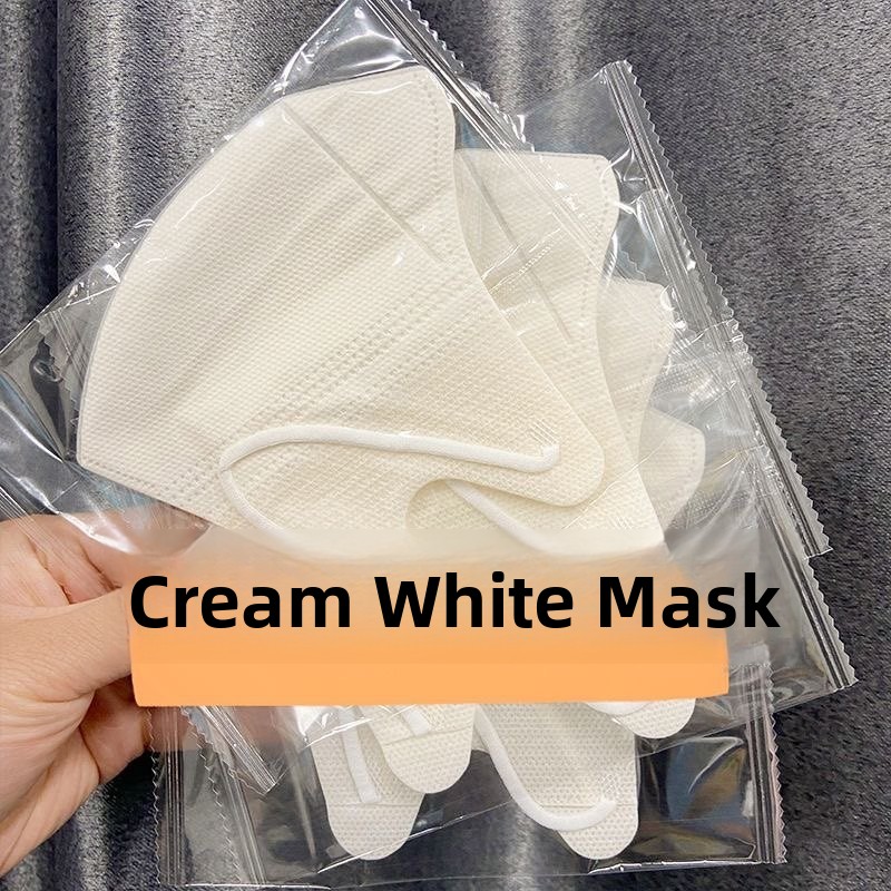 Milk White Breathable Thin Ste - مراجعة Disposable Surgical Mask وسعره