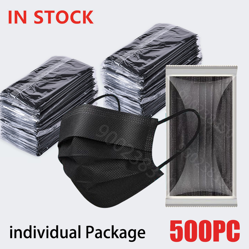 50-500pcs Black Disposable Cer - مراجعة Disposable Surgical Mask وسعره