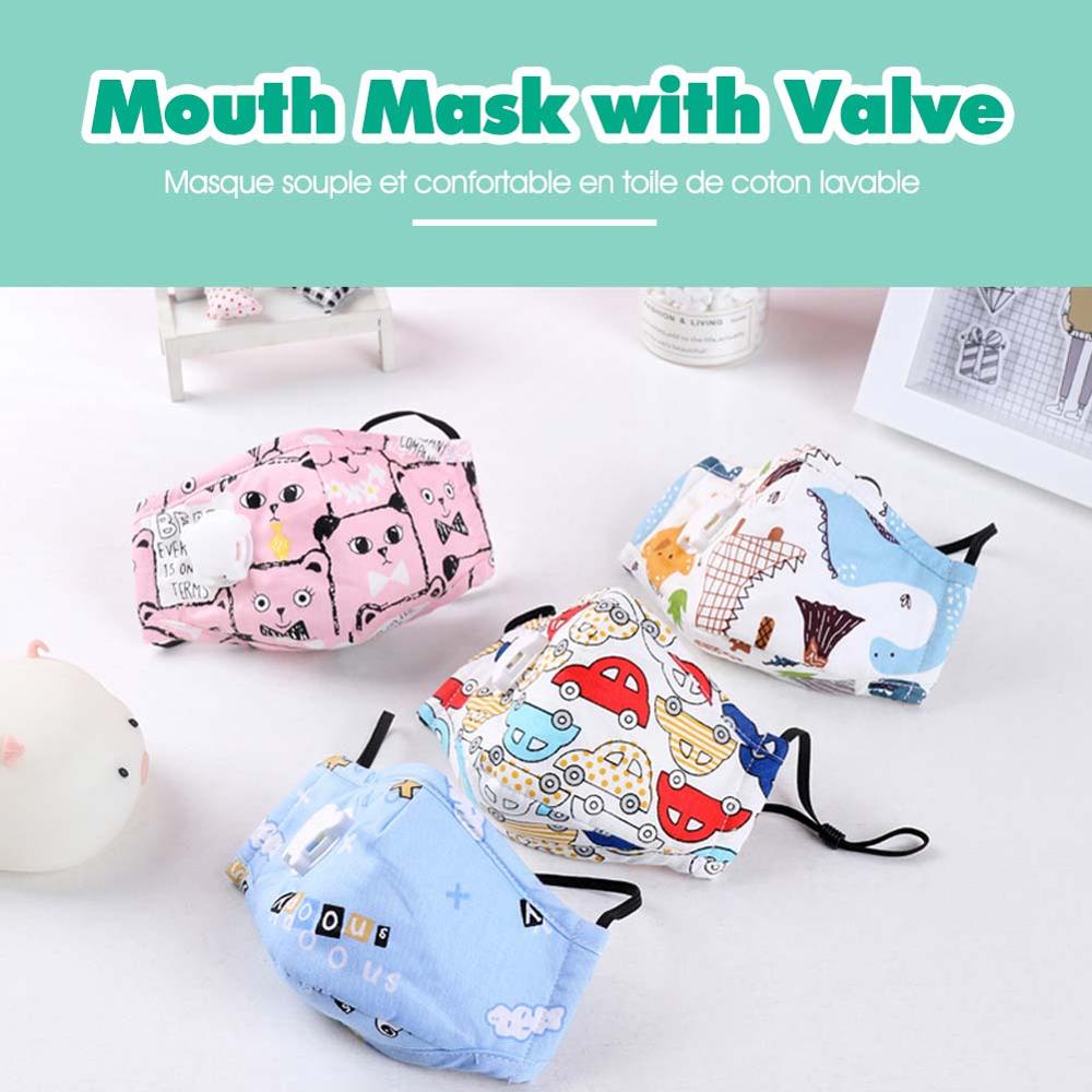 Kids PM2.5 Cotton Mouth Mask w - مراجعة Anti Pollution Mask وسعره