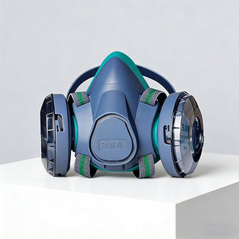 Dual Filter Silicone Half Face - مراجعة Respirator Half Face وسعره