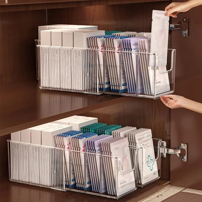 Extendable Acrylic Makeup Orga - مراجعة Face Mask Storage Box وسعره