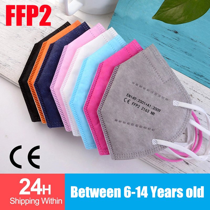 10-100pcs Kids KN95 Mask Child - مراجعة Disposable Surgical Mask وسعره