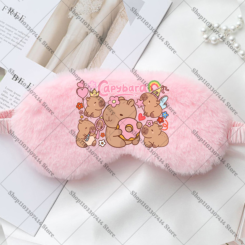 Capybara Girl Cartoon Sleep Ey - مراجعة Kids Face Mask وسعره