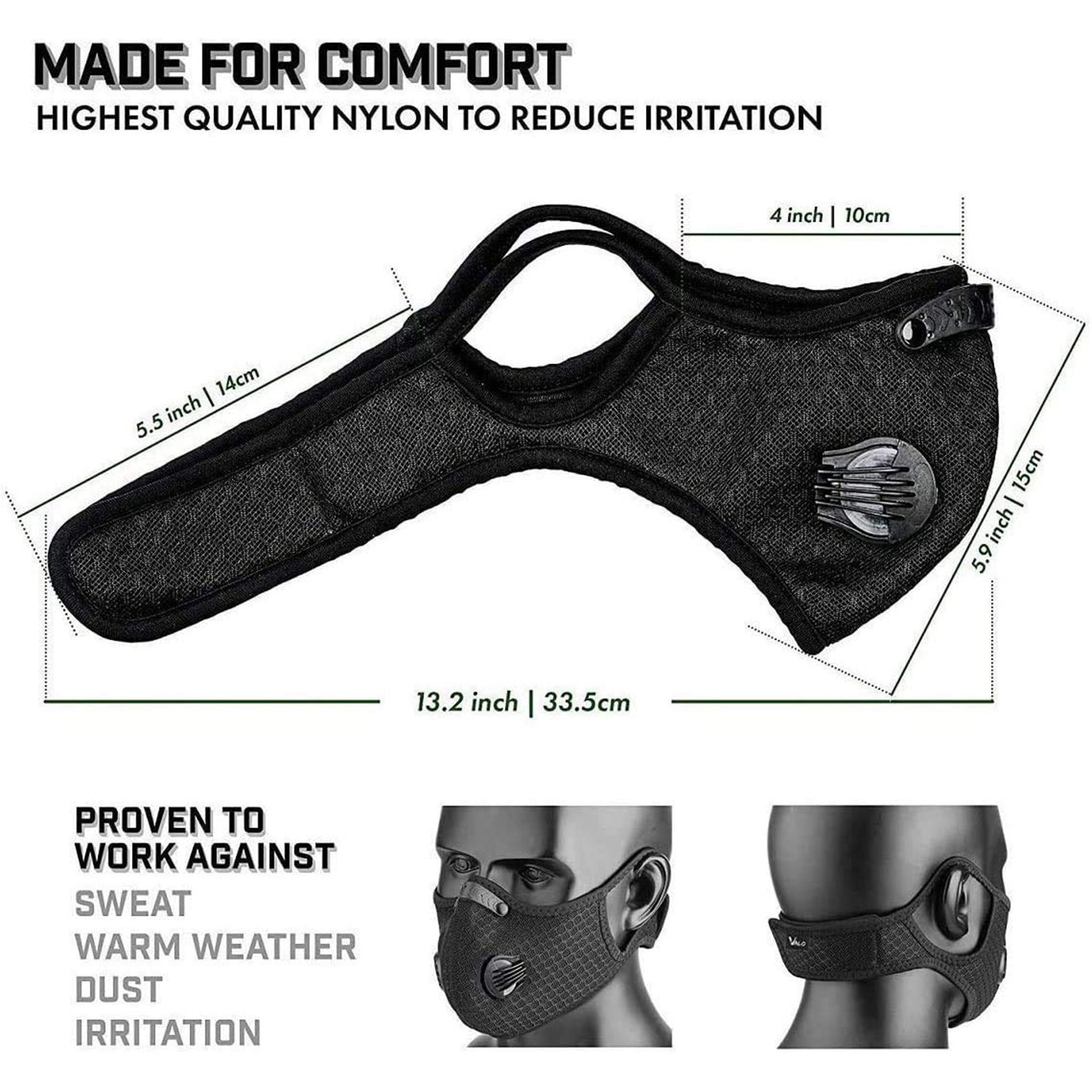 Unisex Windproof Riding Mask A - مراجعة Anti Pollution Mask وسعره