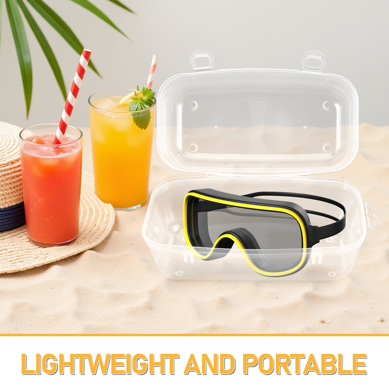 Diving Masks Case Portable Cle - مراجعة Mask Case Hard Shell وسعره