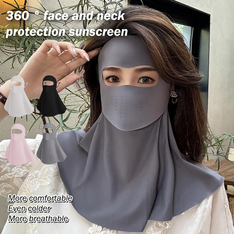Summer Ice Silk Face Gini Full - مراجعة Sports Mask Breathable وسعره