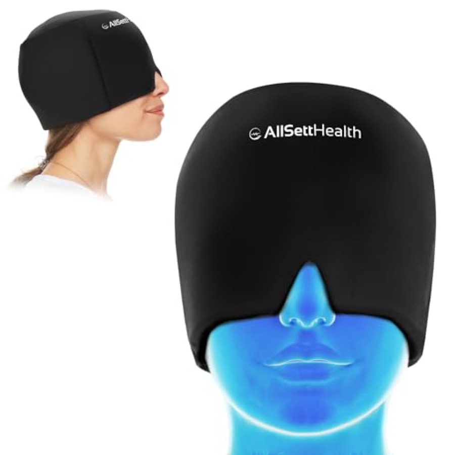 Migraine Relief Cap Ice Head W - مراجعة Black Face Mask Pack وسعره