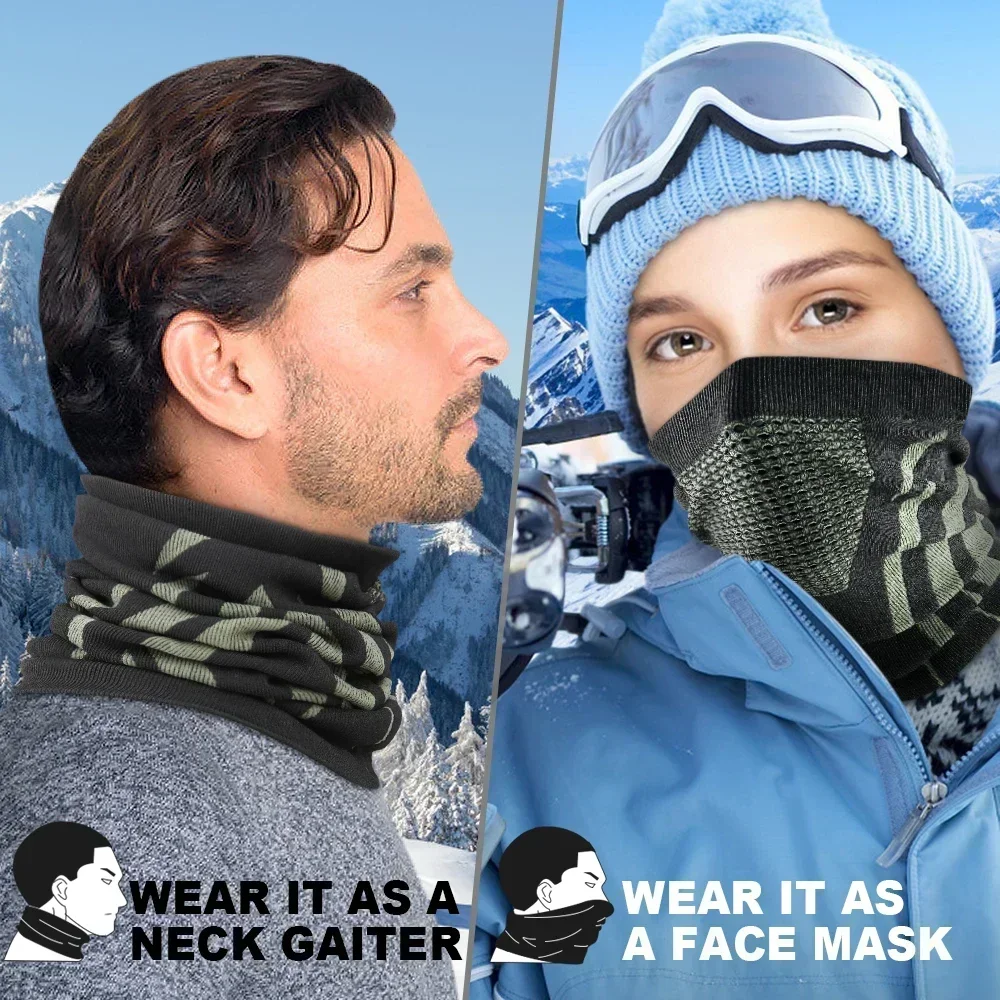 Winter Ring Tube Soft Bandana  - مراجعة Neck Gaiter Face Cover وسعره